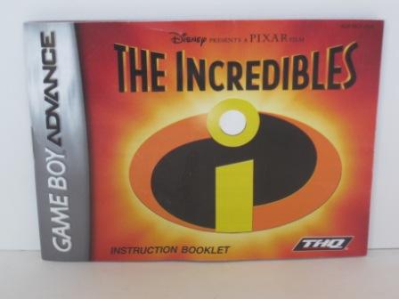 Incredibles, The - Gameboy Adv. Manual